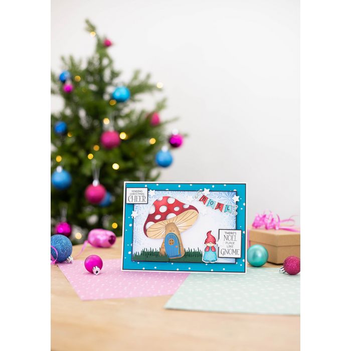 Crafters Companion - Natures Garden - Stamps, Dies & Stencil - Gnome Child