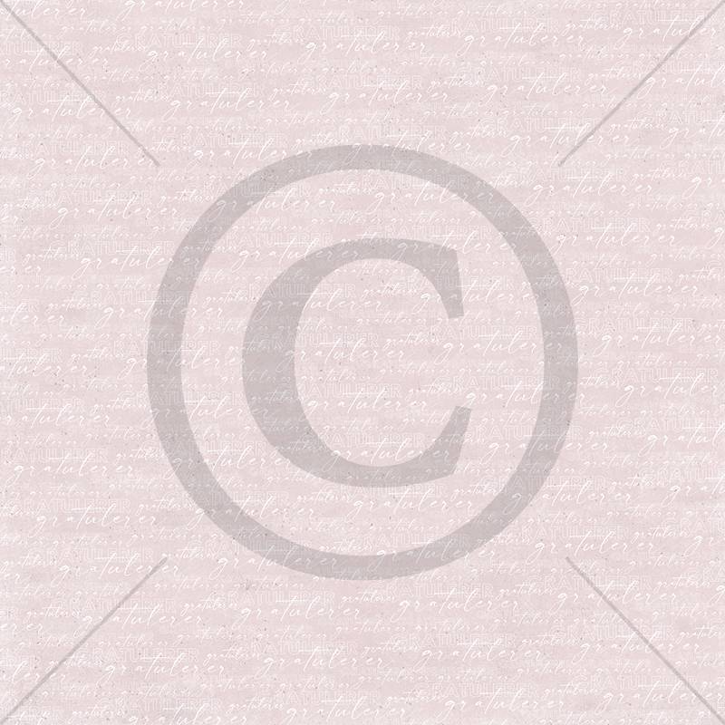 Papirdesign - Verdifull - Gratulerer, rosa - 12 x 12"