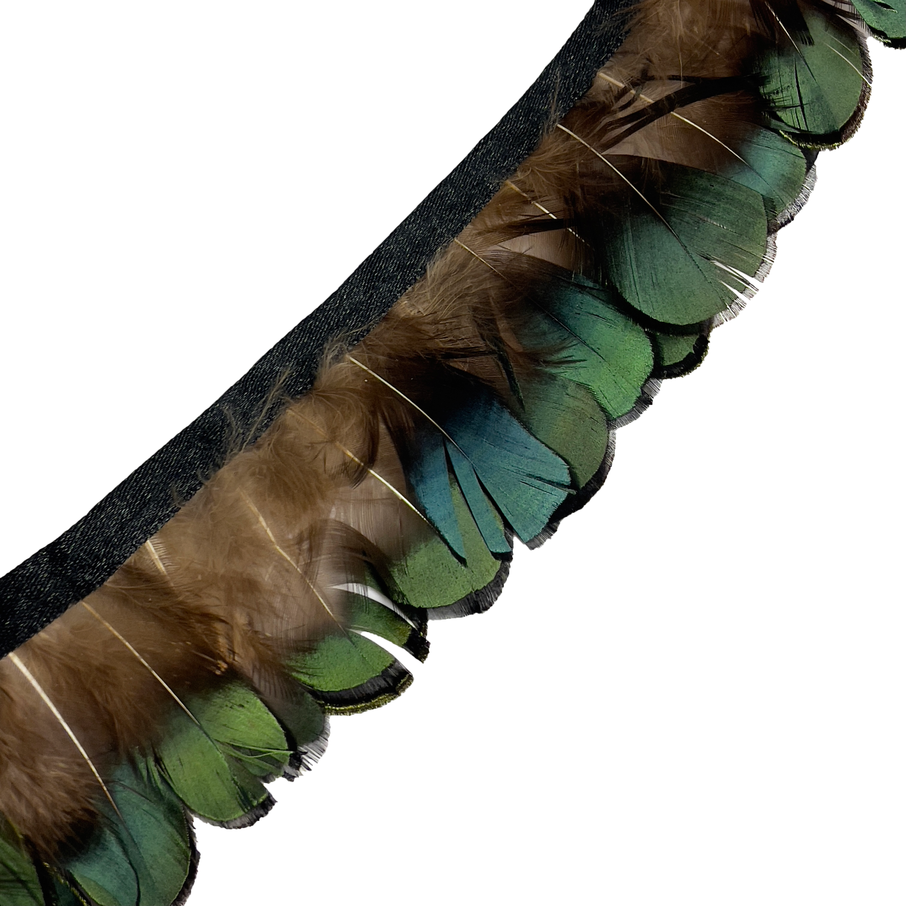 Bånd - Grønne fjær - Metervis