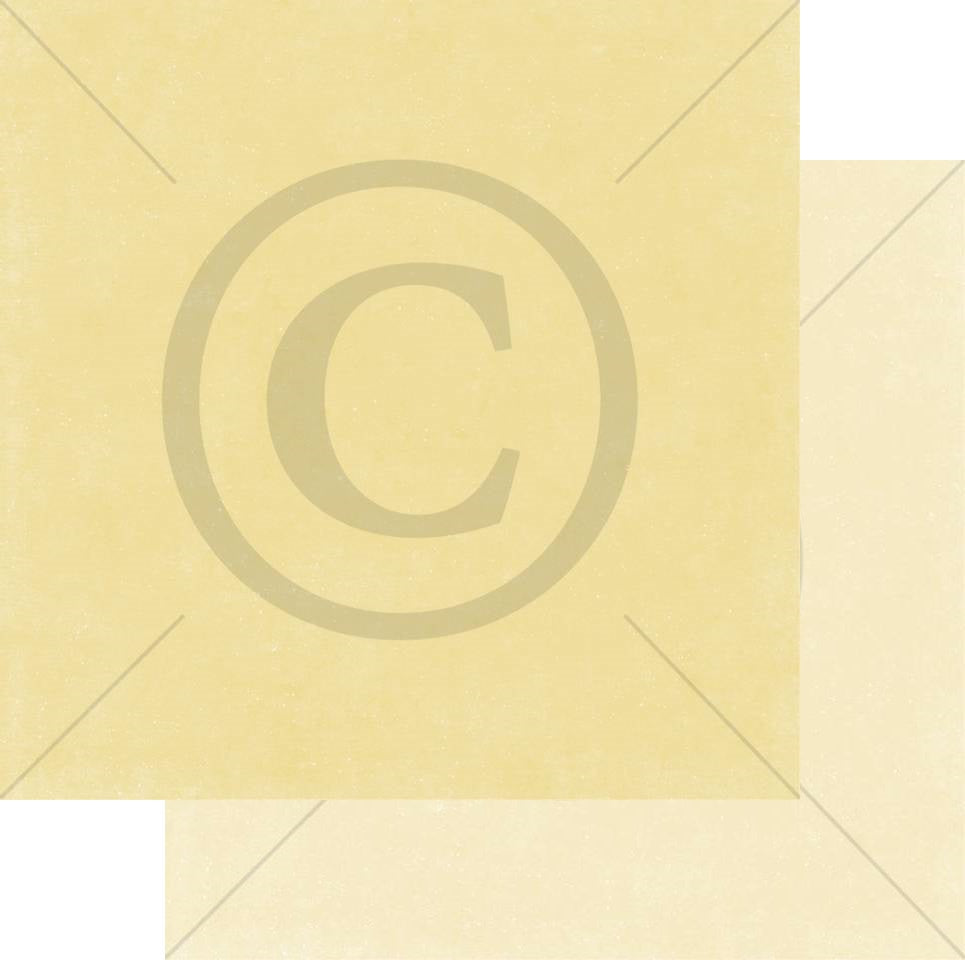 Papirdesign - Verdifull- Monokromatisk - Gul - 12 x 12"