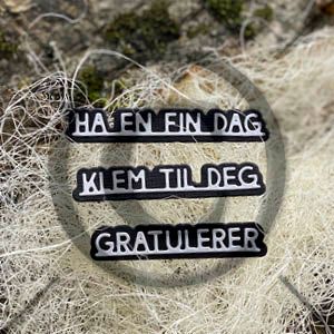 Papirdesign - Dies - Små ord 3