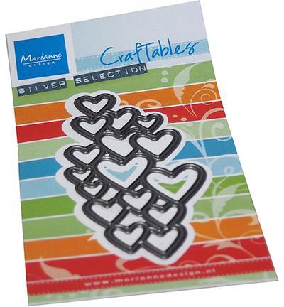 Marianne Design - Creatables - Dies - Art Texture Hearts