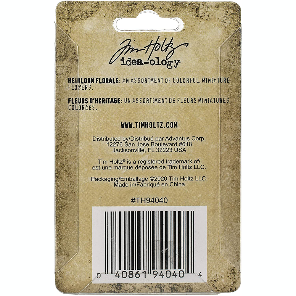 Tim Holtz - Ideaology - Heirloom Florals