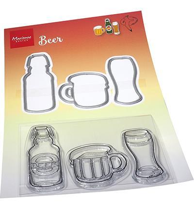 Marianne Design - Clear stamps & dies - Hetty's Beer