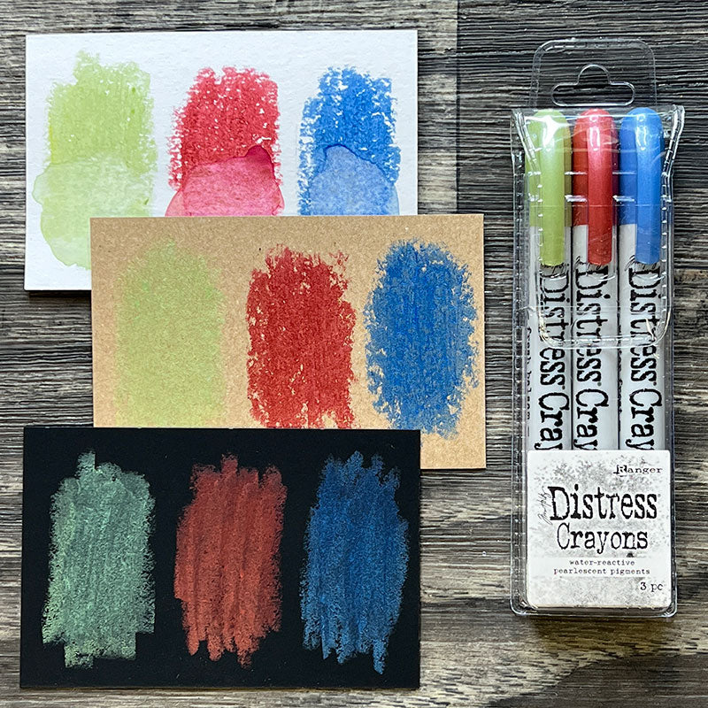 Tim Holtz - Distress Crayon Pearls Set  - Holiday Set #3