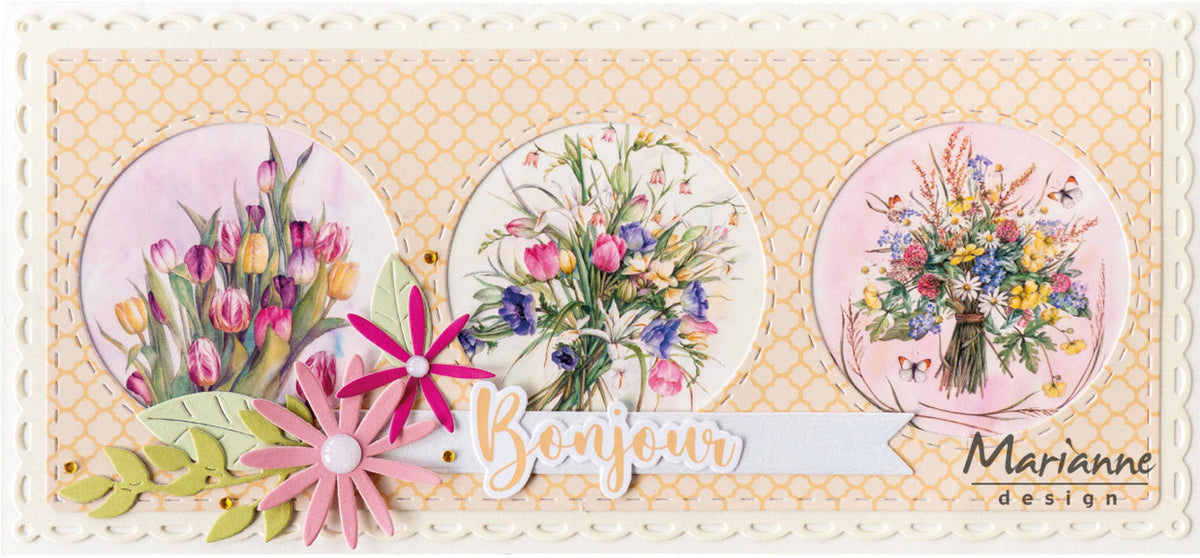 Marianne Design - Dies - CR1584 - Slimline 3 Circle