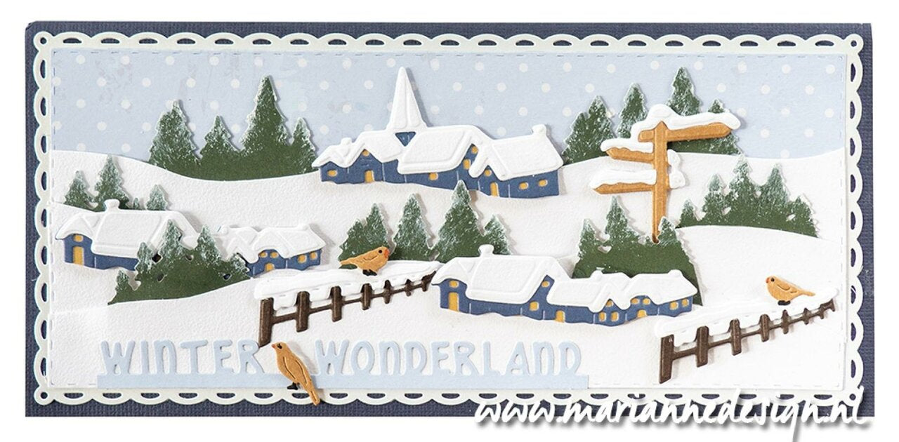 Marianne Design - Dies - Slimline Forest horizons