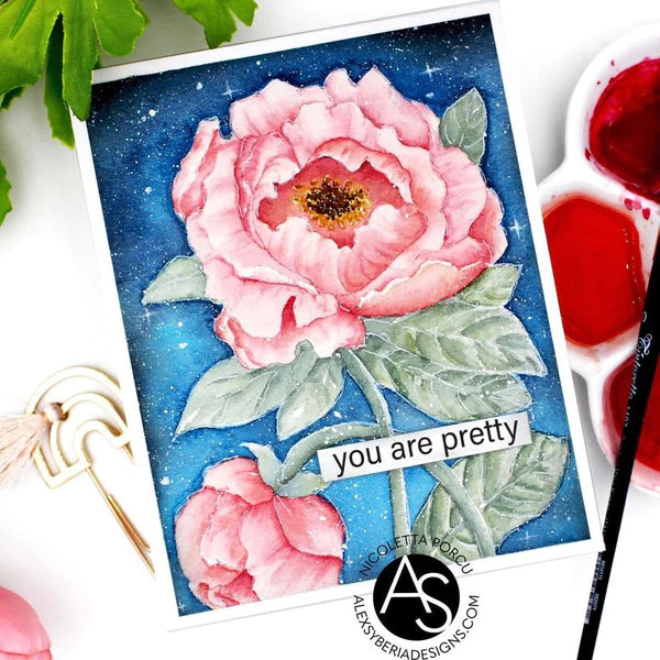 Alex Syberia Designs - Clear stamps - Hello Lovely