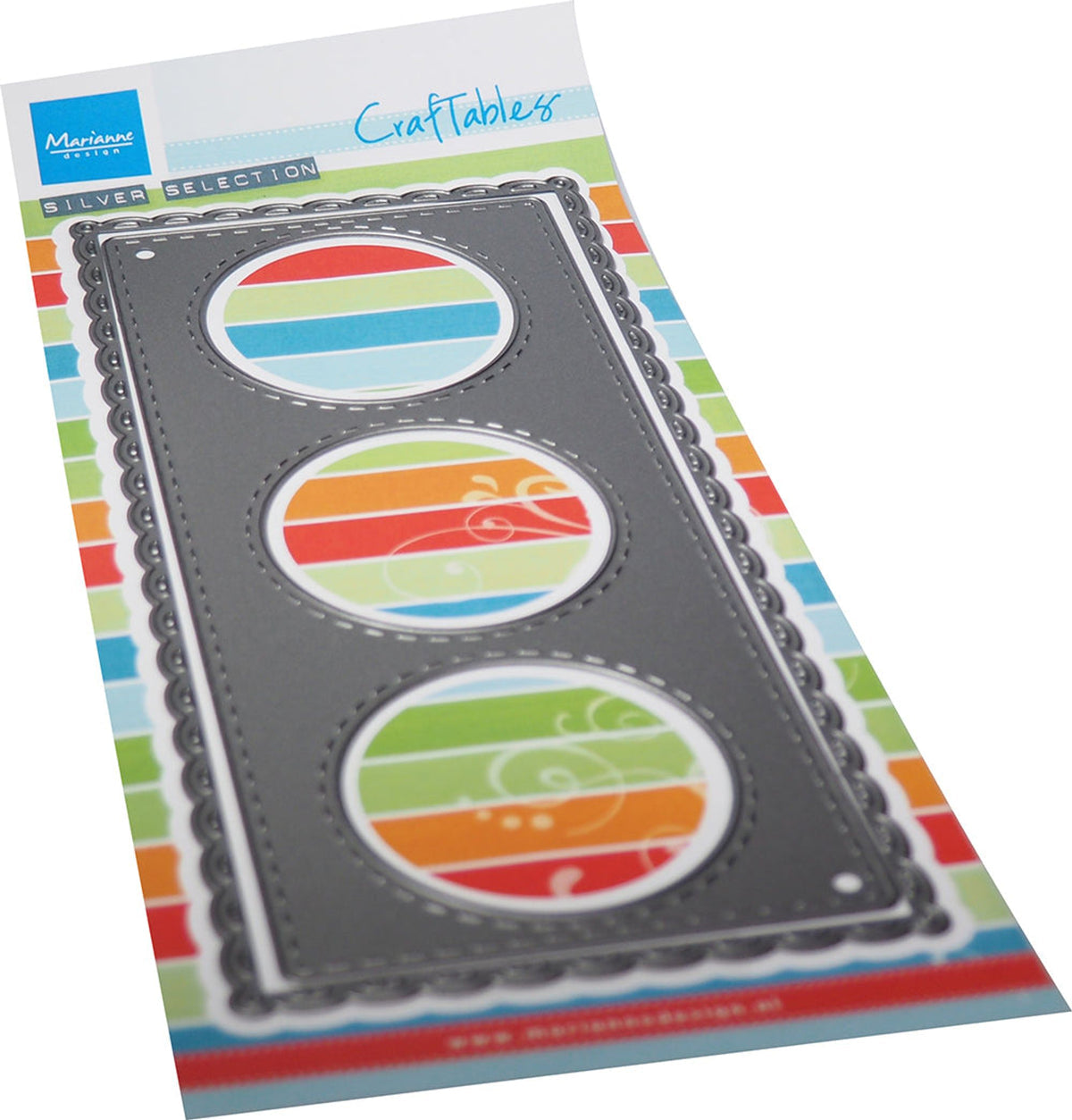 Marianne Design - Dies - CR1584 - Slimline 3 Circle