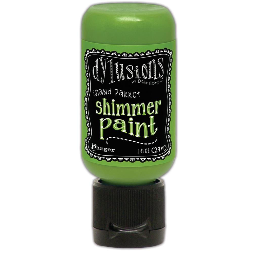 Dylusions - Acrylic - Shimmer Paint - Island Parrot