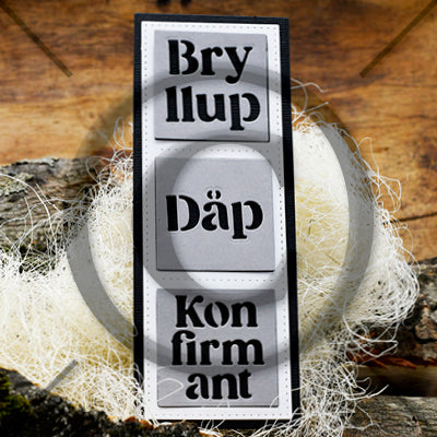 Papirdesign - Dies - Konfirmant 24