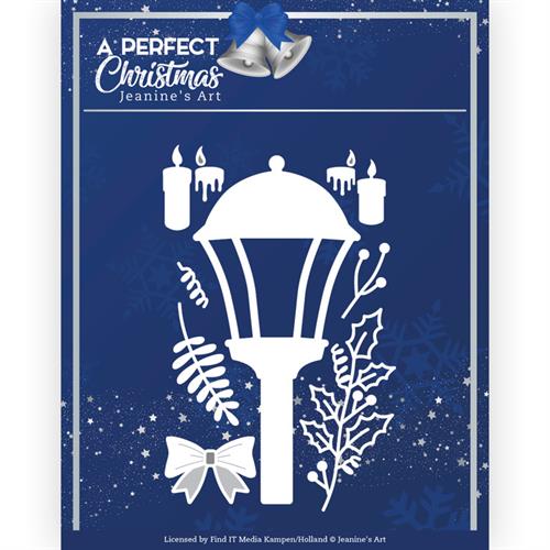 Jeanine Art - Dies - A perfect christmas - Vintage street light