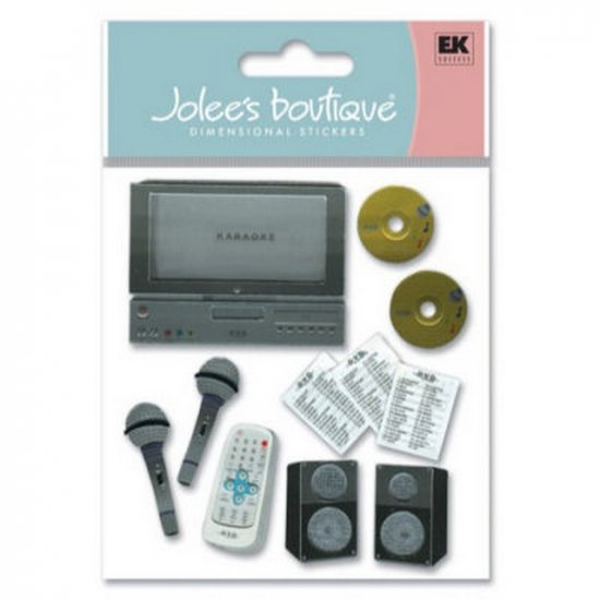 Jolee's - 3D Stickers - Karaoke