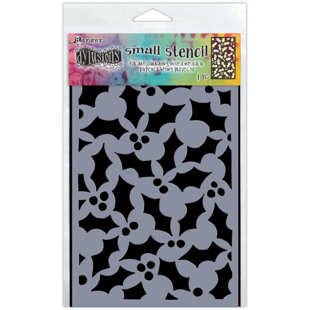 Dylusions - Small Stencil - Jolly Holly