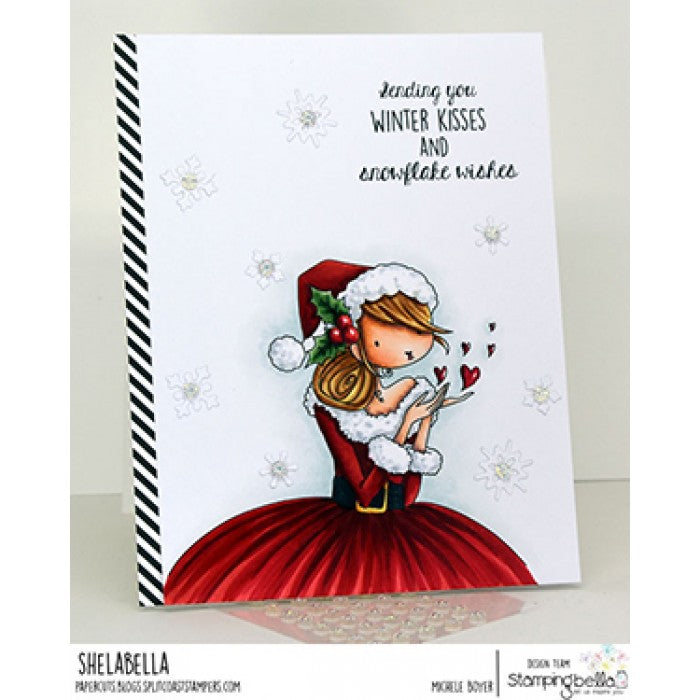 Stamping Bella - Cling Mounted Stamp - Uptown girl - Katrinas Christmas Kisses