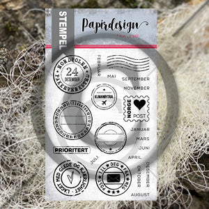 Papirdesign - Clear stamps - Poststempel
