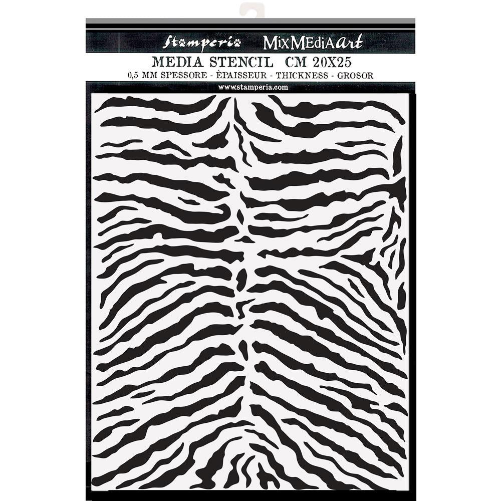 Stamperia - Savana - Stencil - Zebra Pattern