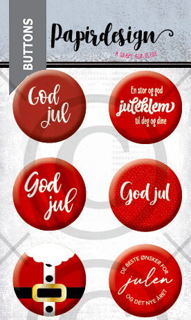 Papirdesign - Buttons - Jul, 1