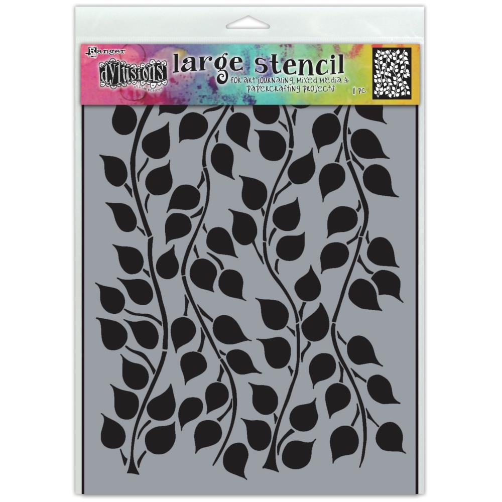 Dylusions - Large Stencil - Leaf it out