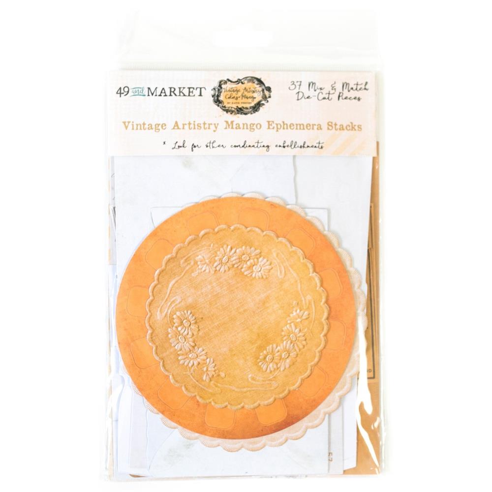 49 and Market - Vintage Artistry - Mango - Ephemera