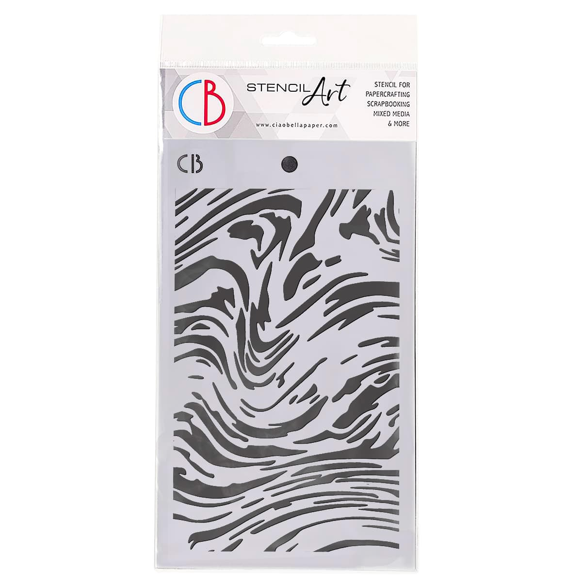 Ciao Bella - Stencil - Marble - 5 x 8"