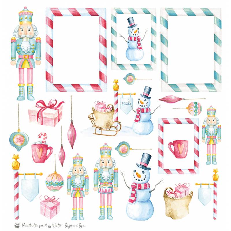 P13 - Maxi Creative Paper Pad - Sugar and Spice - 12 x 12"