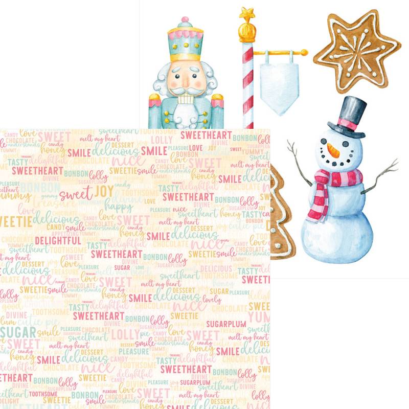 P13 - Maxi Creative Paper Pad - Sugar and Spice - 12 x 12"