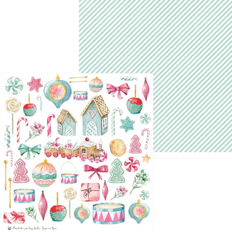 P13 - Maxi Creative Paper Pad - Sugar and Spice - 12 x 12"