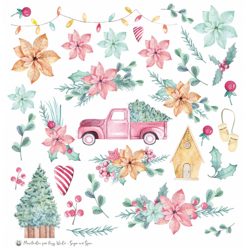 P13 - Maxi Creative Paper Pad - Sugar and Spice - 12 x 12"