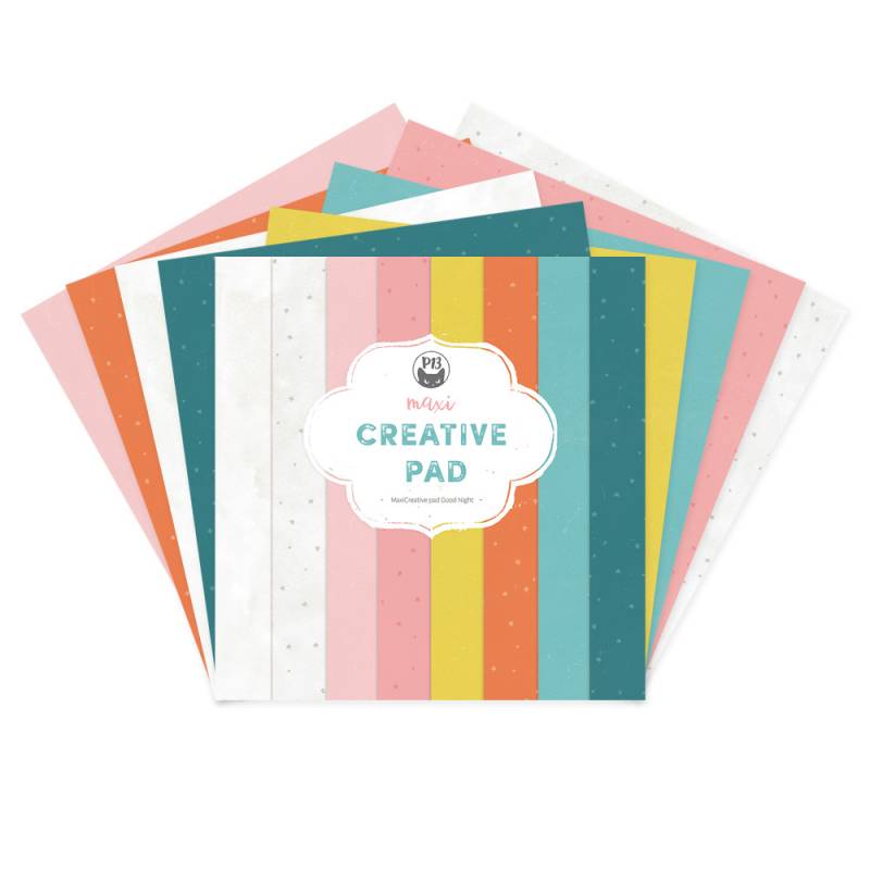 P13 - Good night - Maxi Creative Paper Pad - 12 x 12"