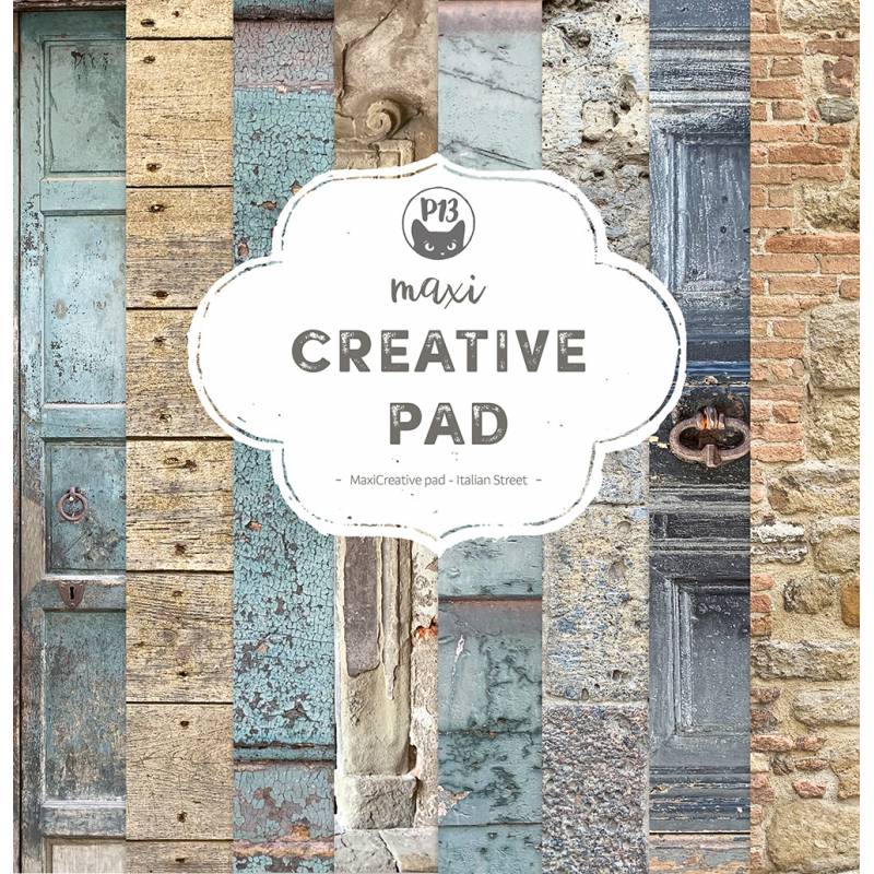 P13 - Italian Street -  Maxi Creative Paper Pad -  12 x 12"