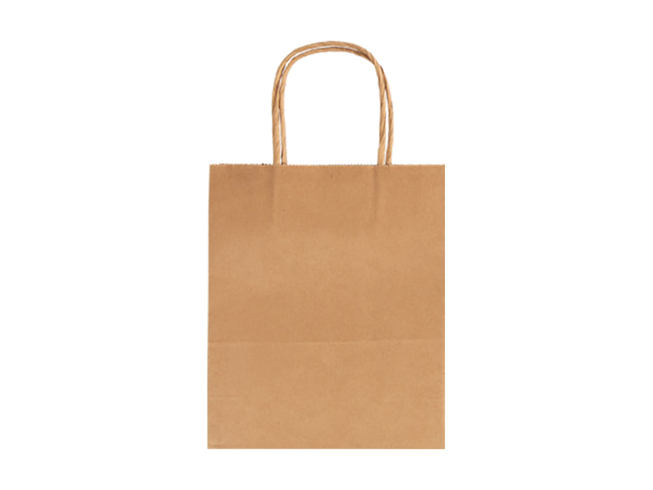 Folia - Papirposer med hank - 5 stk - Natur - Medium