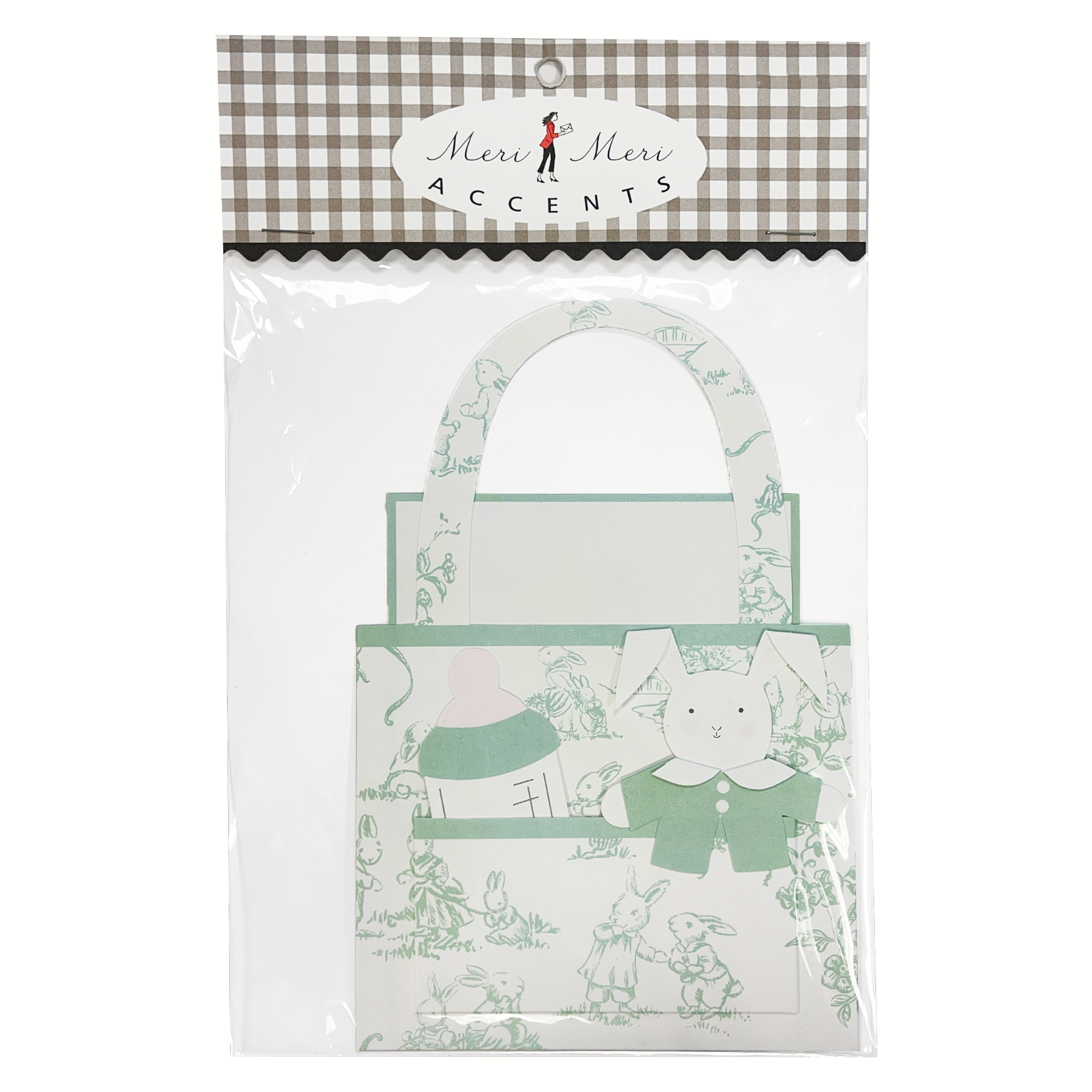 Meri Meri - 3D Sticker - Bunny Purse