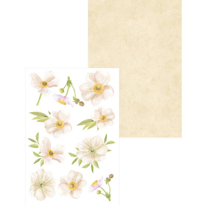 P13 - Flowers -Mini Creative Paper Pad 6 x 4"