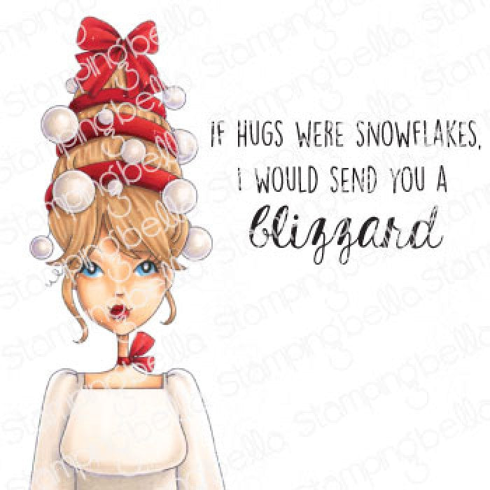 Stamping Bella - Cling Mounted Stamp - Mochi Ornament Girl