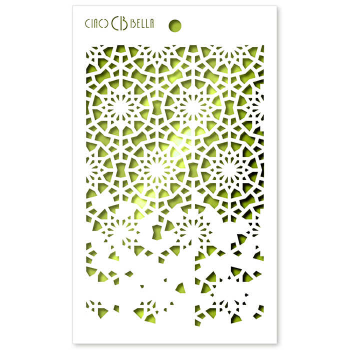 Ciao Bella - Stencil Art - Twelve points - 5 x 8"