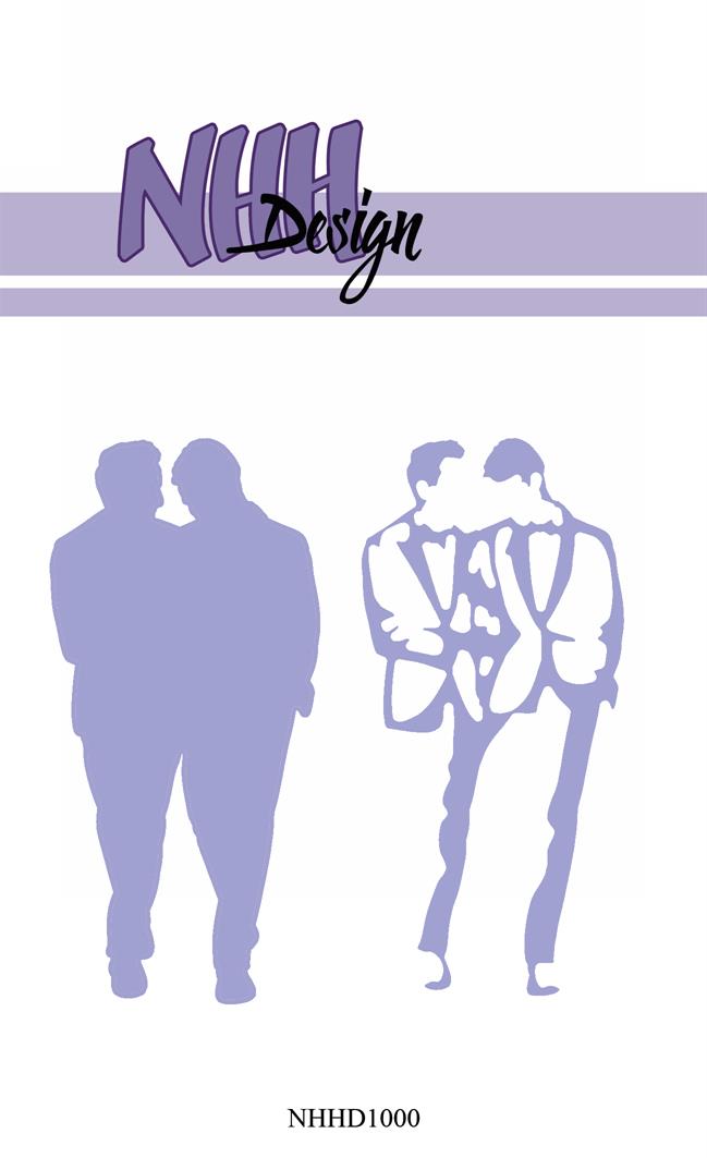 Nellie Snellen - Design Dies - Rainbow Couple 2