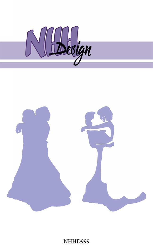 Nellie Snellen - Design Dies - Rainbow Couple 1