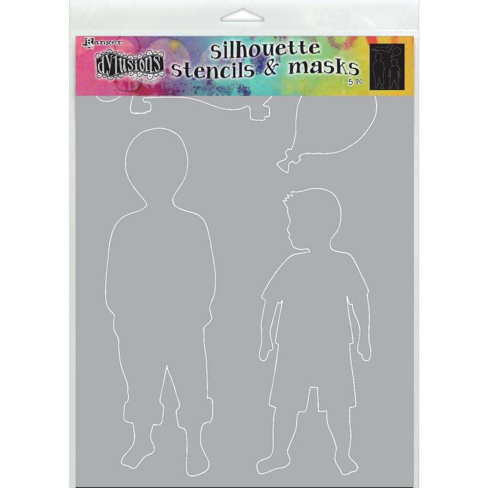 Dylusions - Large Stencil & Mask - Silhouette Otis