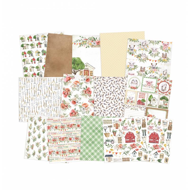 P13 - Farm sweet farm - Paper Pad - 12 x 12"