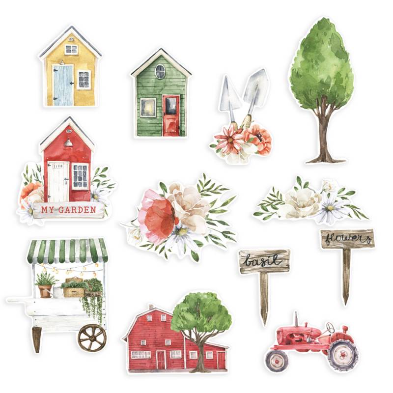 P13 - Farm sweet farm - Ephemera - die cuts