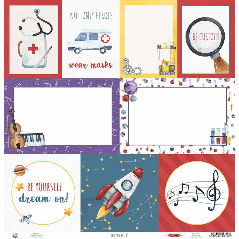 P13 - You can be - # 05 - 12 x 12"