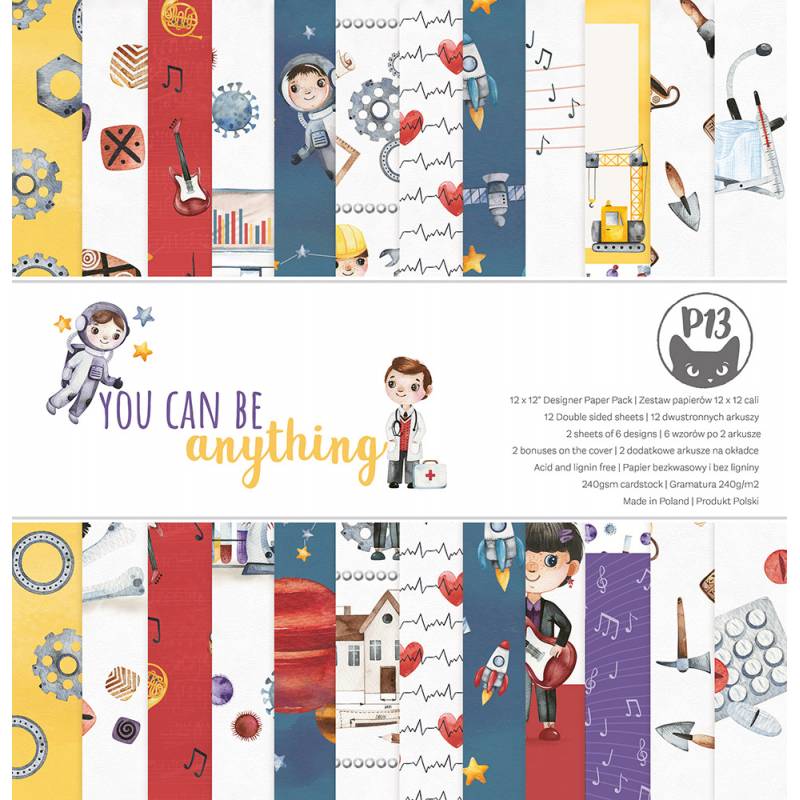 P13 - You can be - Paper Pad - 12 x 12"