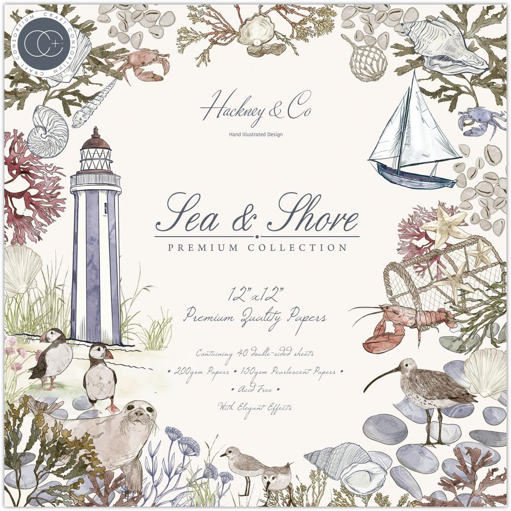 Craft Consortium - Sea & Shore - Paper Pad 12 x 12"