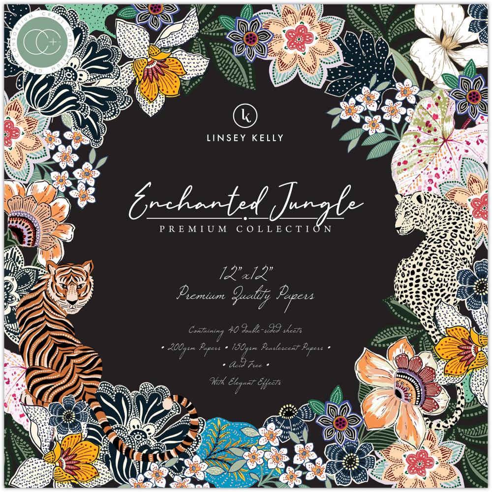 Craft Consortium - Enchanted Jungle - Paper Pad 12 x 12"