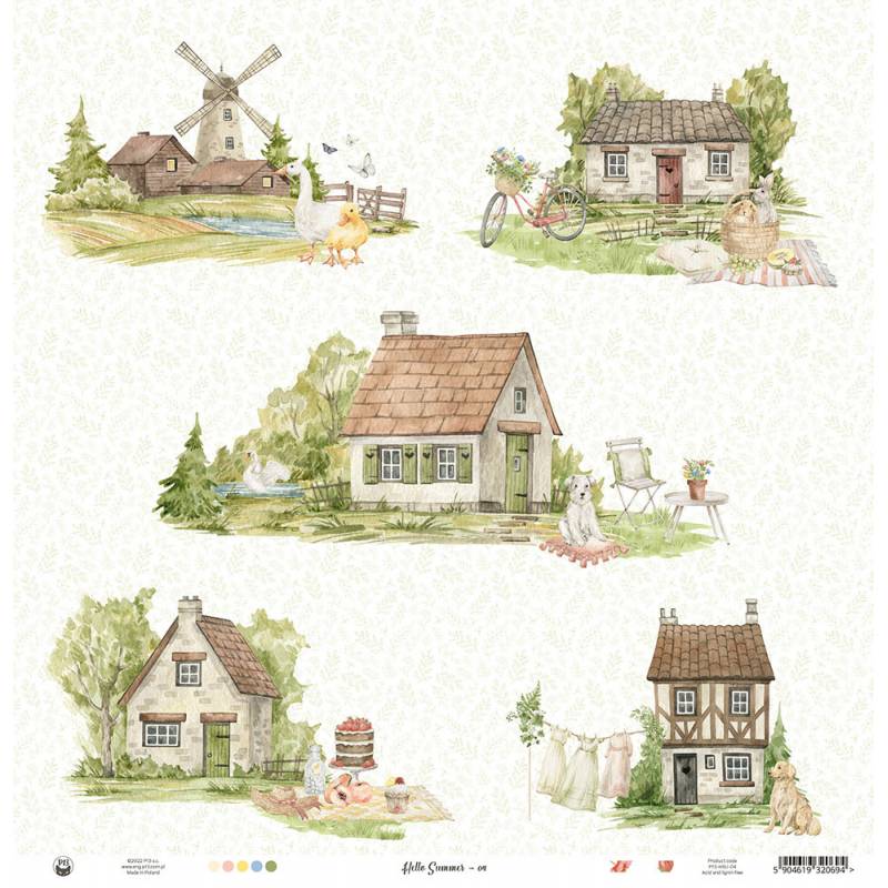 P13 - Hello Summer - 04 - 12 x 12"