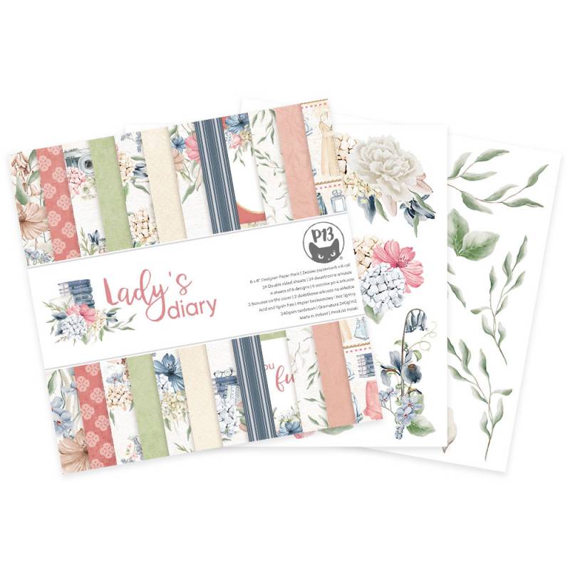 P13 - Lady's Diary - Paper Pad - 6 x 6"