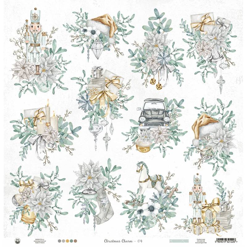 P13 - Christmas charm - 04 - 12 x 12"