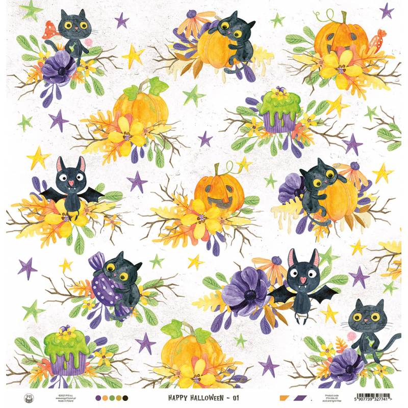 P13 - Happy Halloween - 01 - 12 x 12"