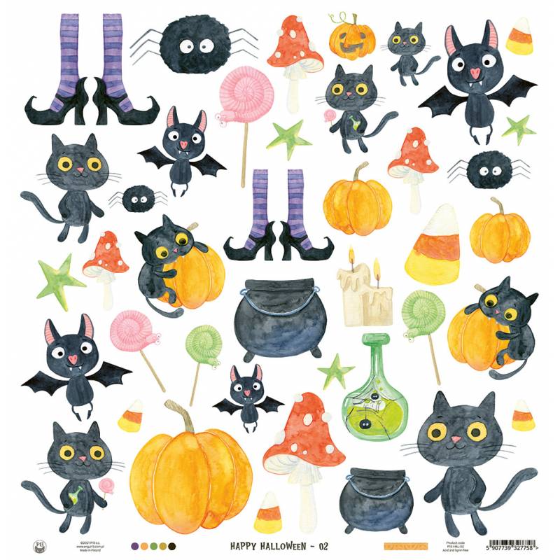 P13 - Happy Halloween - 02 - 12 x 12"